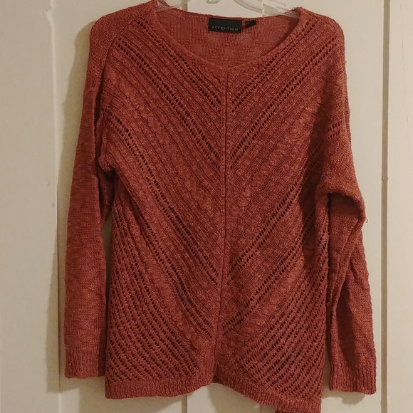 Attention sweater sz L - Picture 1 of 4